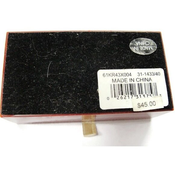 Banana Republic Kenneth Roberts Cufflinks Polished Stainless Steel Rectangle IOB - Picture 10 of 11